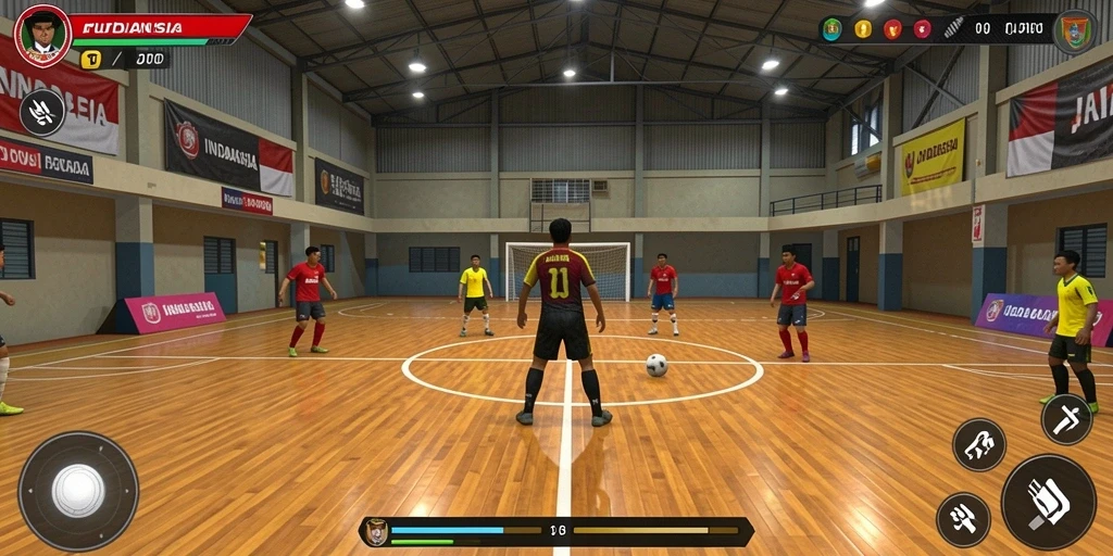 Momen seru dalam permainan dengan teman-teman secara online.