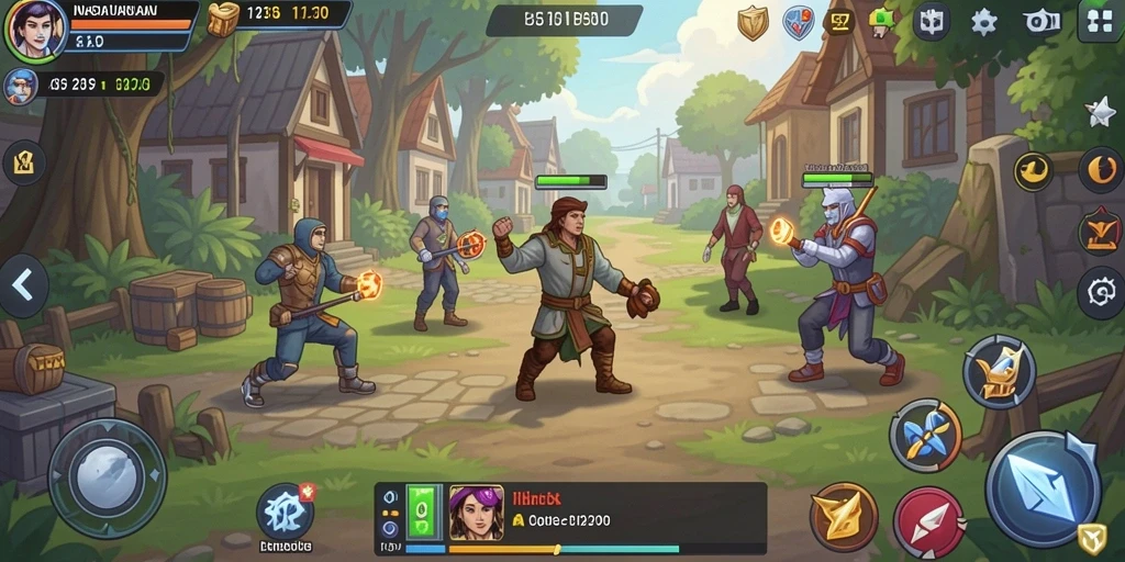 Karakter unik dan fitur gameplay yang mengasyikkan.