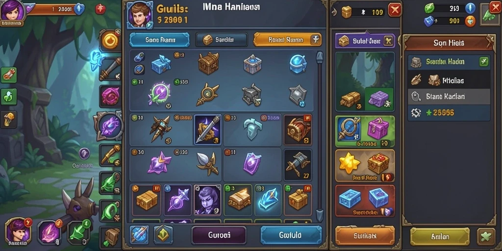 Pemandangan dunia virtual yang menakjubkan.